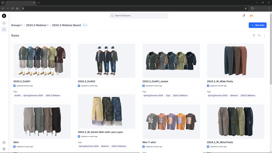 Cloud-based collaboration platform for suppliers and fashion brands