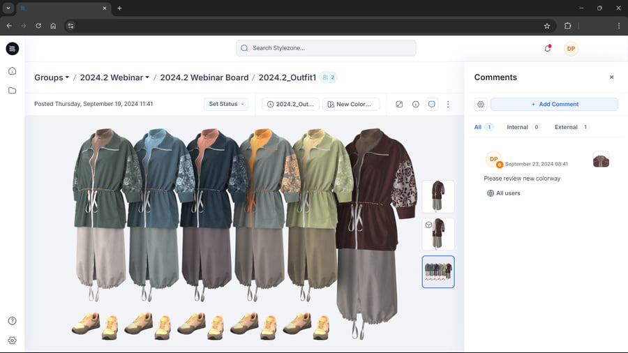 Collaborative platform for fashion brands and manufacturers