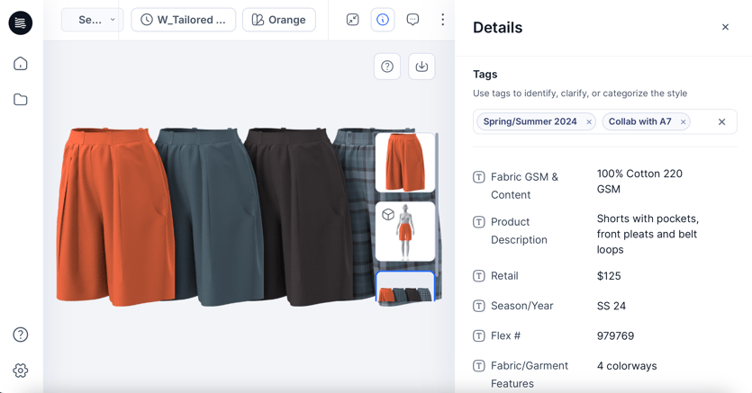 fashion workflow management