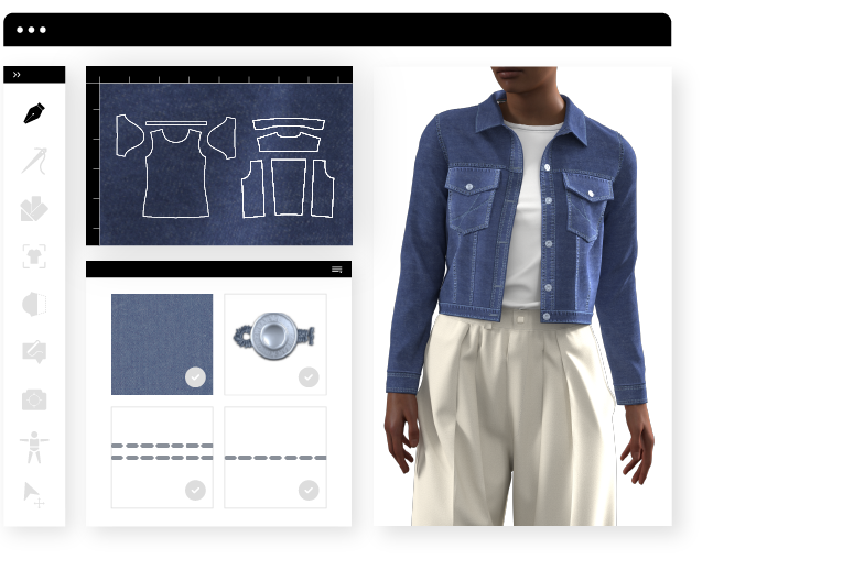 3D Clothing Design Application 