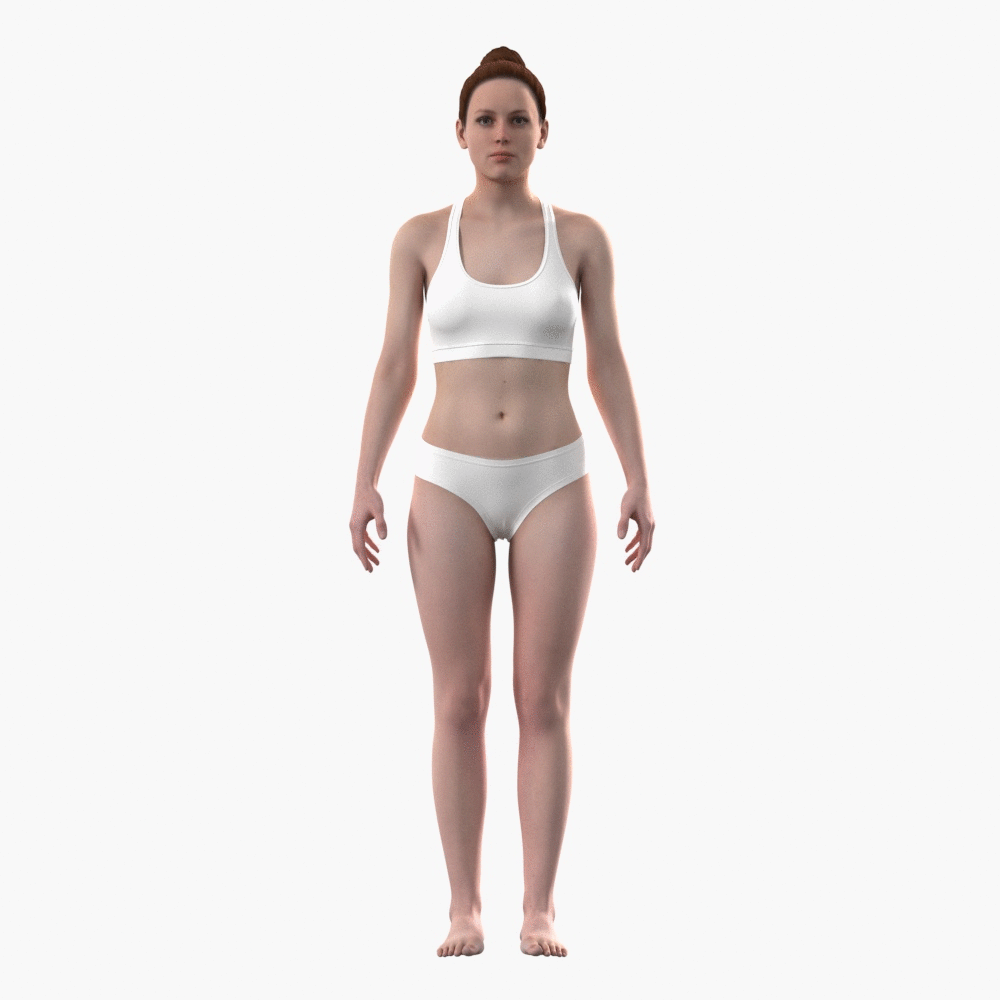 Browzwear Olivia avatar for 3D design 