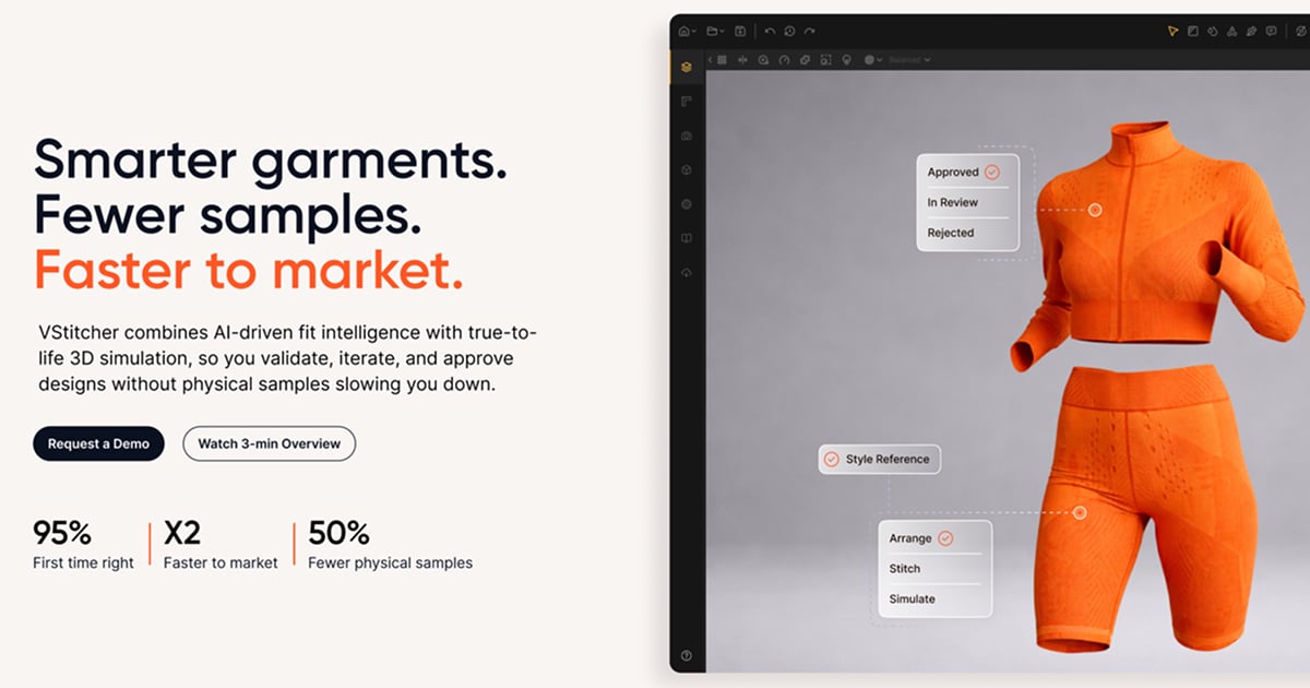 VStitcher | Leading 3D Fashion Design & Development Software